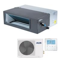 Канальный кондиционер AUX ALMD-H48/5R1B (v2) + XK-05, черный 